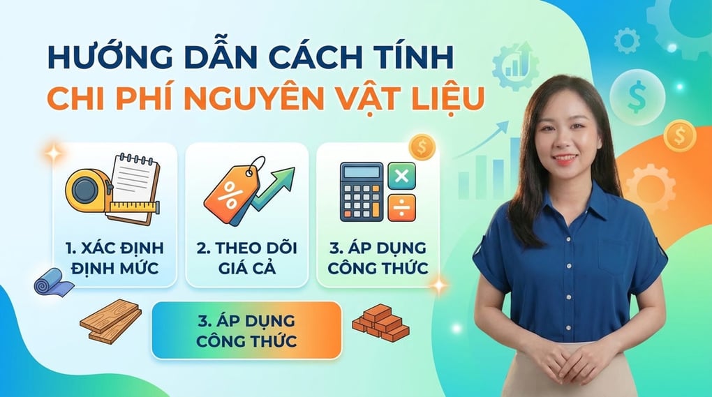 Hướng dẫn cách tính chi phí nguyên vật liệu chuẩn nhất