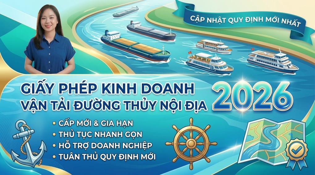 Giấy phép kinh doanh vận tải đường thủy nội địa 2026