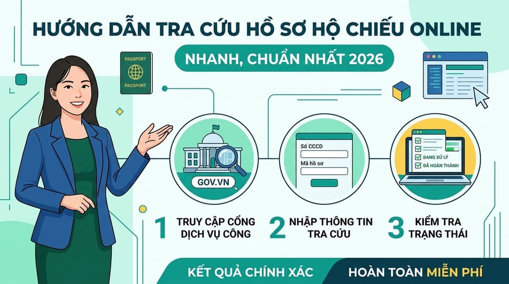 Cách tra cứu hồ sơ hộ chiếu online nhanh, chuẩn nhất 2026