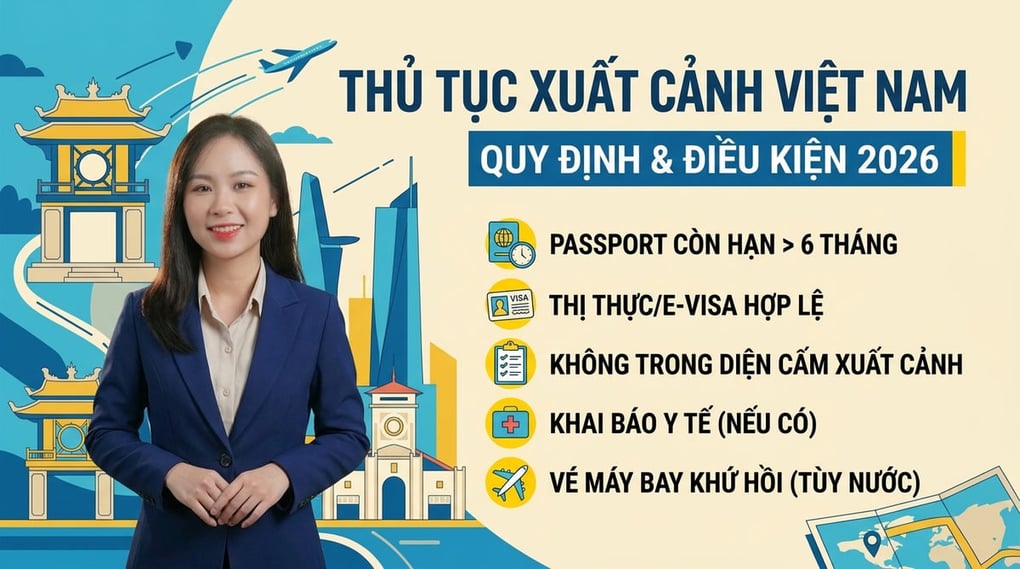 Thủ tục xuất cảnh ở Việt Nam: Quy định & Điều kiện 2026