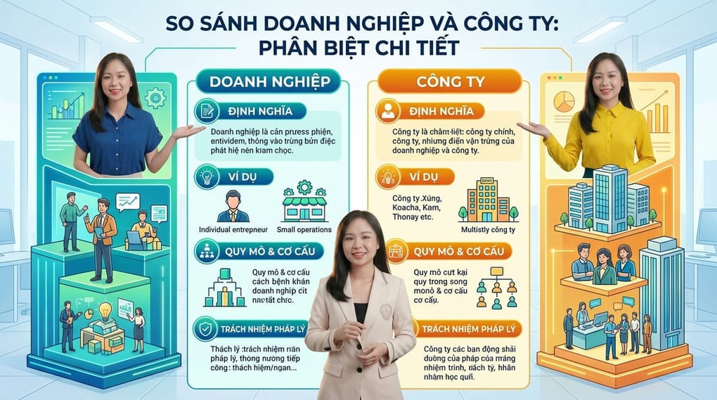 So Sánh Doanh Nghiệp Và Công Ty: Phân Biệt Chi Tiết