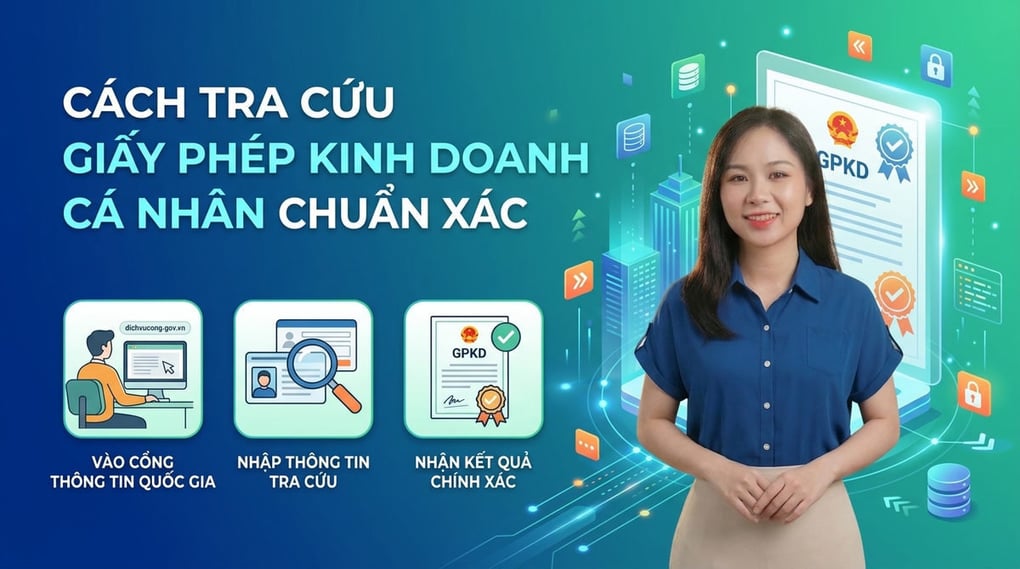 Cách tra cứu giấy phép kinh doanh cá nhân chuẩn xác