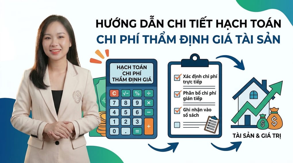 Hướng dẫn hạch toán chi phí thẩm định giá tài sản chi tiết