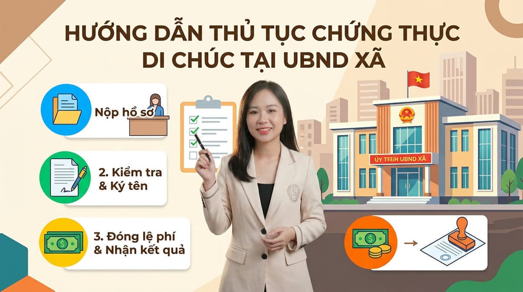 Hướng dẫn thủ tục chứng thực di chúc tại UBND xã chi tiết