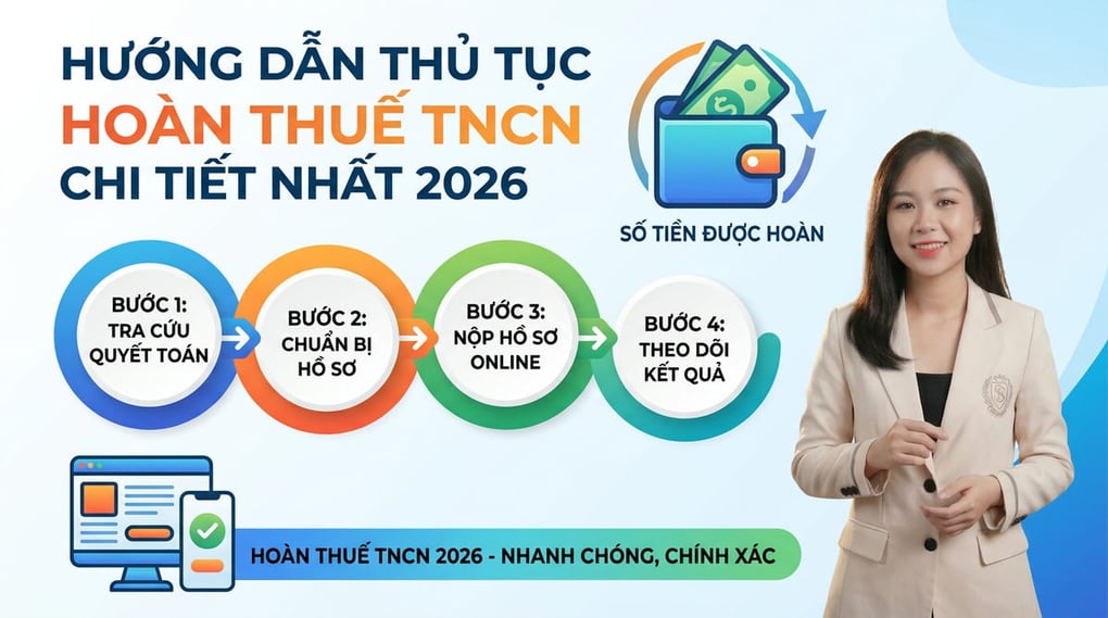 Hướng Dẫn Thủ Tục Hoàn Thuế TNCN Chi Tiết Nhất 2026