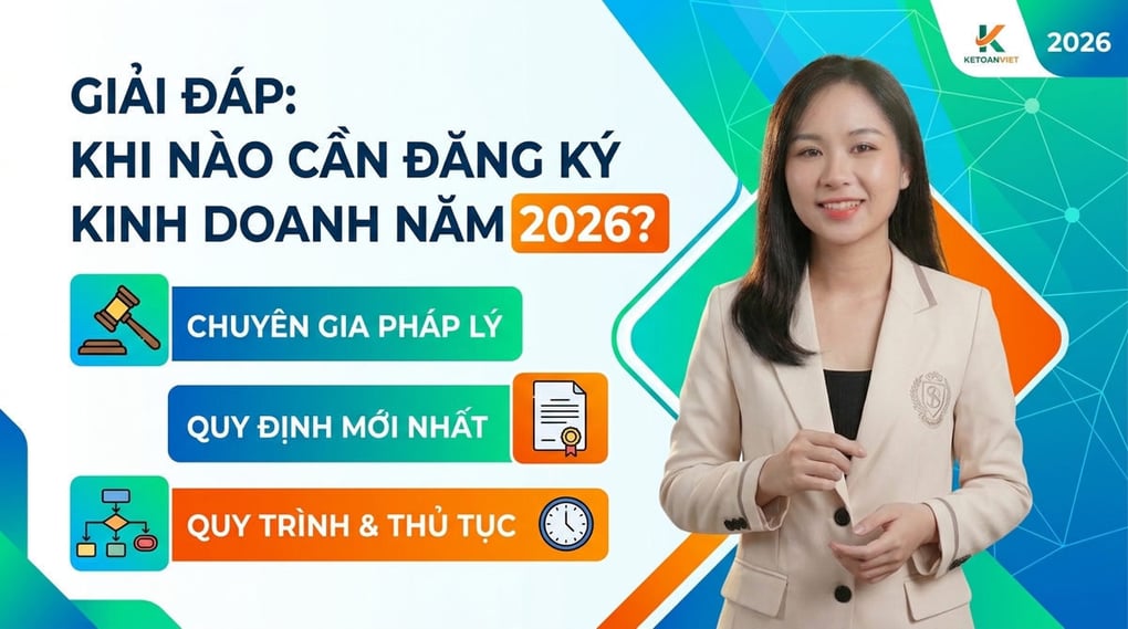 Giải đáp: Khi nào cần đăng ký kinh doanh năm 2026?