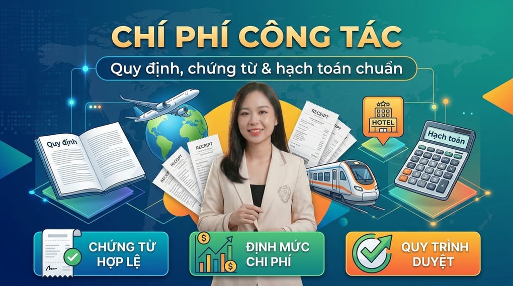 Chi phí công tác: Quy định, chứng từ & hạch toán chuẩn