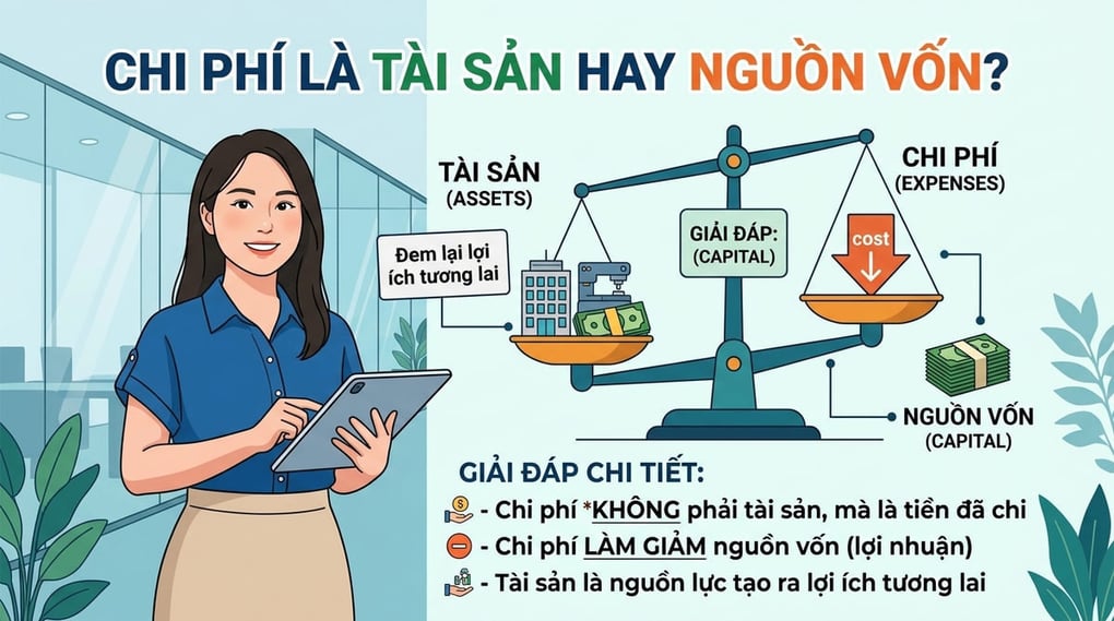 Chi phí là tài sản hay nguồn vốn? Giải đáp chi tiết nhất