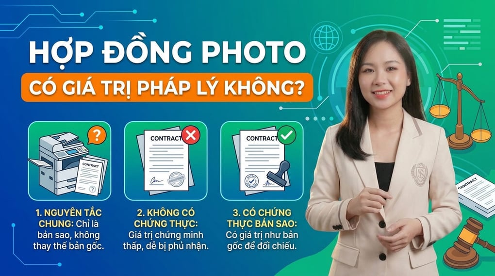 Hợp đồng photo có giá trị pháp lý không? Giải đáp chi tiết