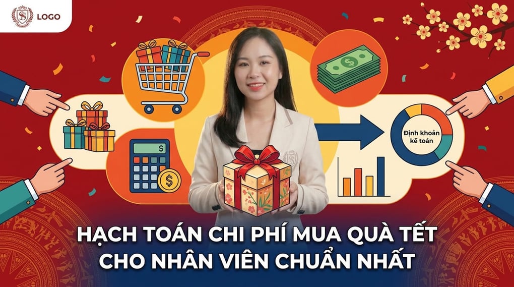 Hạch toán chi phí mua quà Tết cho nhân viên chuẩn nhất