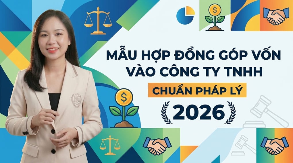 Mẫu hợp đồng góp vốn vào công ty TNHH chuẩn pháp lý 2026