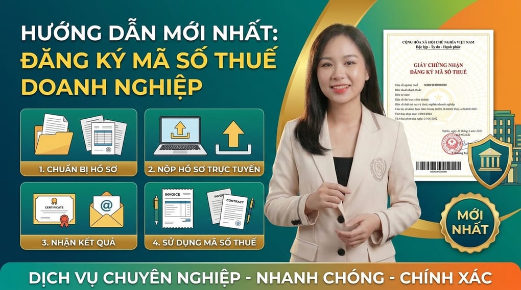 Giấy chứng nhận đăng ký mã số thuế doanh nghiệp (Mới Nhất)