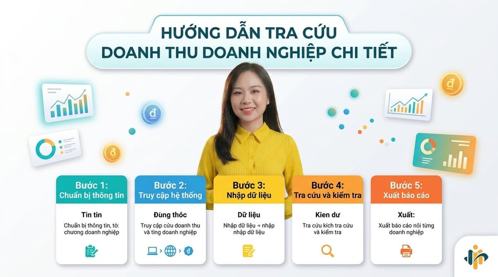 Hướng dẫn tra cứu doanh thu của doanh nghiệp chi tiết