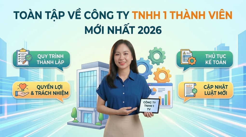 Toàn Tập Về Công Ty TNHH 1 Thành Viên Mới Nhất 2026