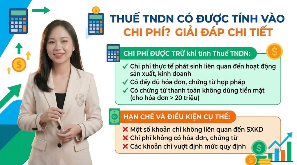 Thuế TNDN có được tính vào chi phí không? Giải đáp chi tiết
