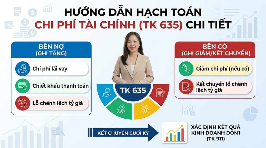 Hướng Dẫn Hạch Toán Chi Phí Tài Chính (TK 635) Chi Tiết