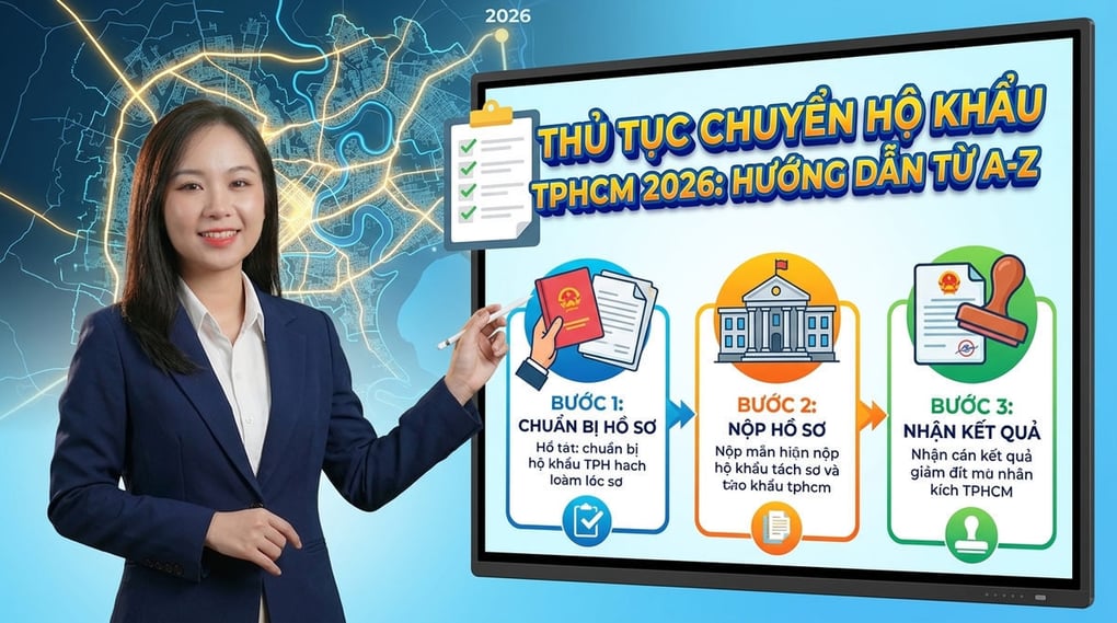 Thủ tục chuyển hộ khẩu trong TPHCM 2026: Hướng dẫn từ A-Z