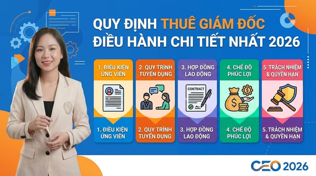 Quy định thuê giám đốc điều hành chi tiết nhất 2026