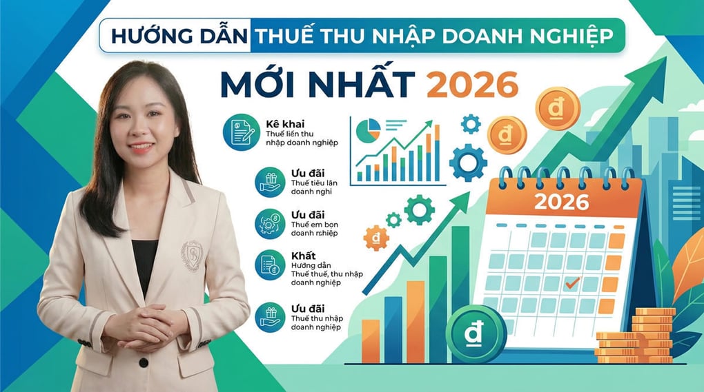 Hướng dẫn thuế thu nhập doanh nghiệp mới nhất 2026