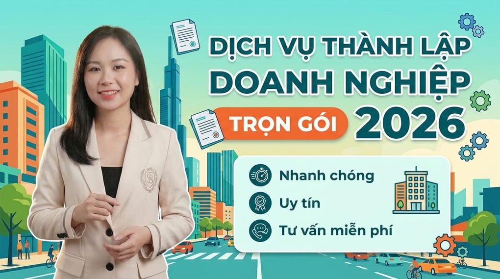 Dịch vụ thành lập doanh nghiệp HCM trọn gói năm 2026