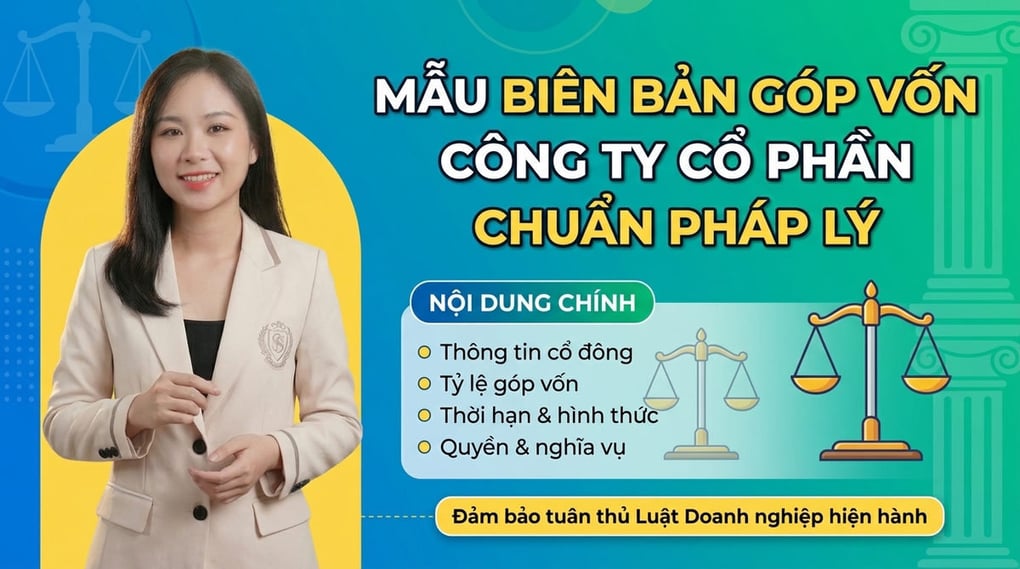 Mẫu biên bản góp vốn công ty cổ phần chuẩn pháp lý
