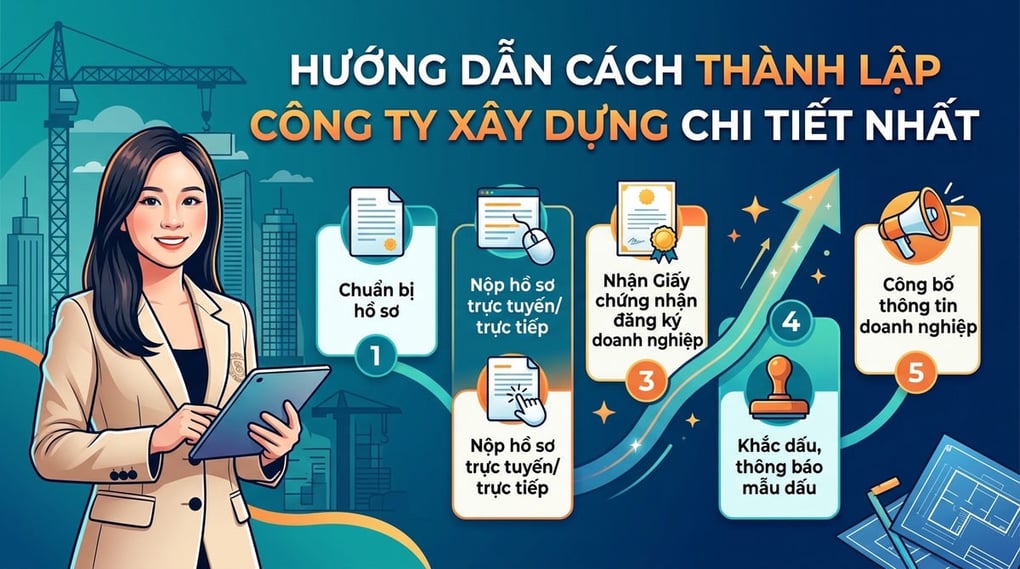 Hướng Dẫn Cách Thành Lập Công Ty Xây Dựng Chi Tiết Nhất