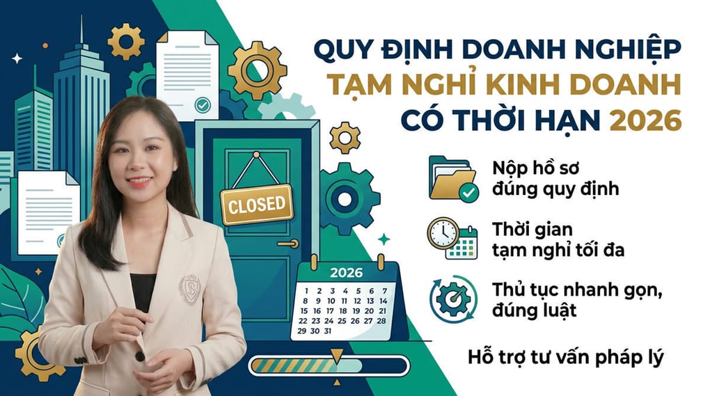 Quy Định Doanh Nghiệp Tạm Nghỉ Kinh Doanh Có Thời Hạn 2026