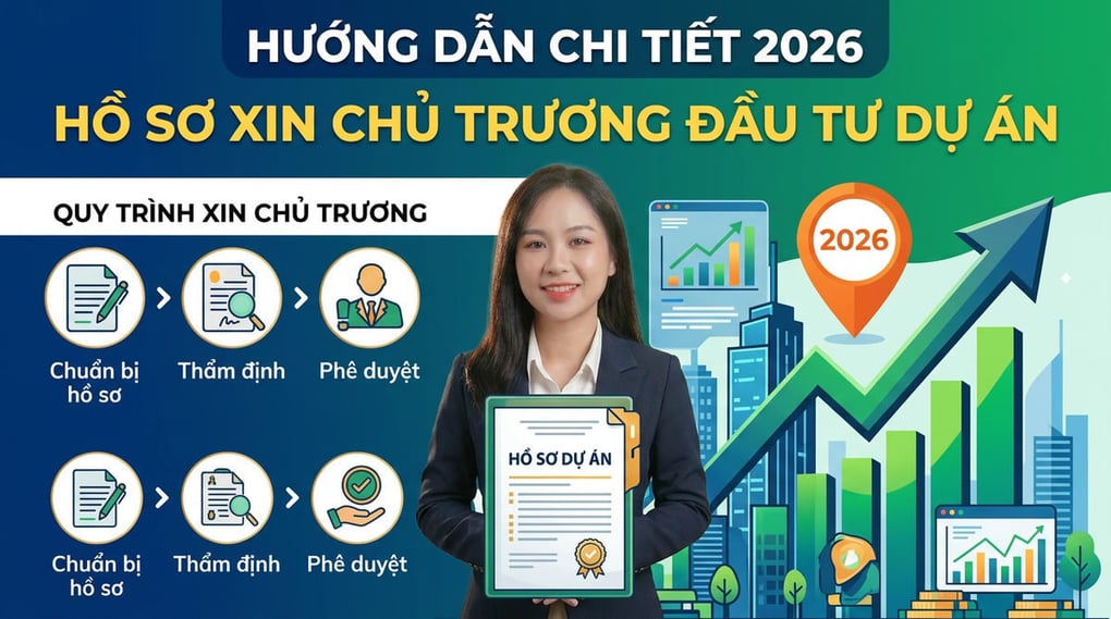 Hồ sơ xin chủ trương đầu tư dự án: Hướng dẫn chi tiết 2026