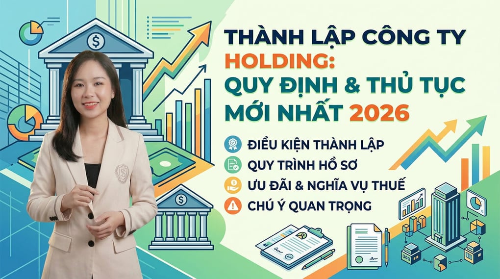 Thành lập công ty holding: Quy định và thủ tục mới nhất 2026