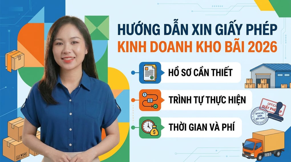 Thủ tục xin giấy phép kinh doanh kho bãi mới nhất 2026