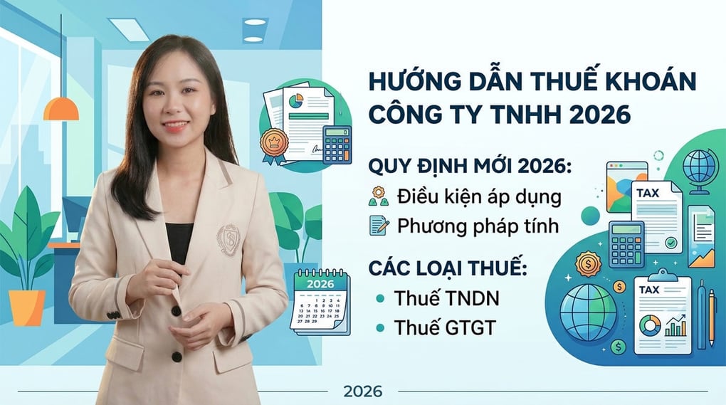 Thuế khoán cho công ty TNHH: Quy định & Các loại thuế 2026
