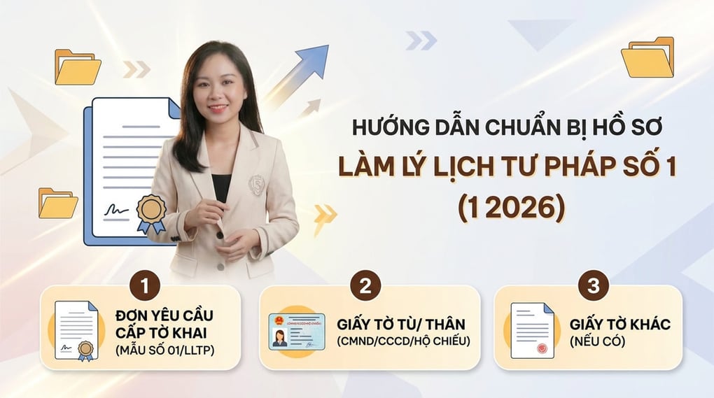 Hướng dẫn chuẩn bị hồ sơ làm lý lịch tư pháp số 1 (2026)