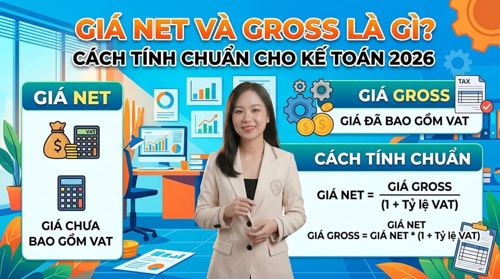 Giá Net Và Gross Là Gì? Cách Tính Chuẩn Cho Kế Toán 2026