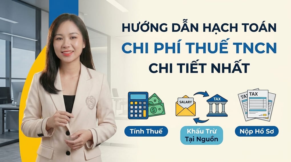 Hướng dẫn hạch toán chi phí thuế TNCN chi tiết nhất