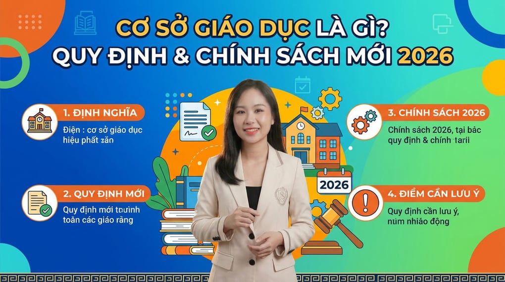 Cơ sở giáo dục là gì? Quy định & Chính sách mới 2026