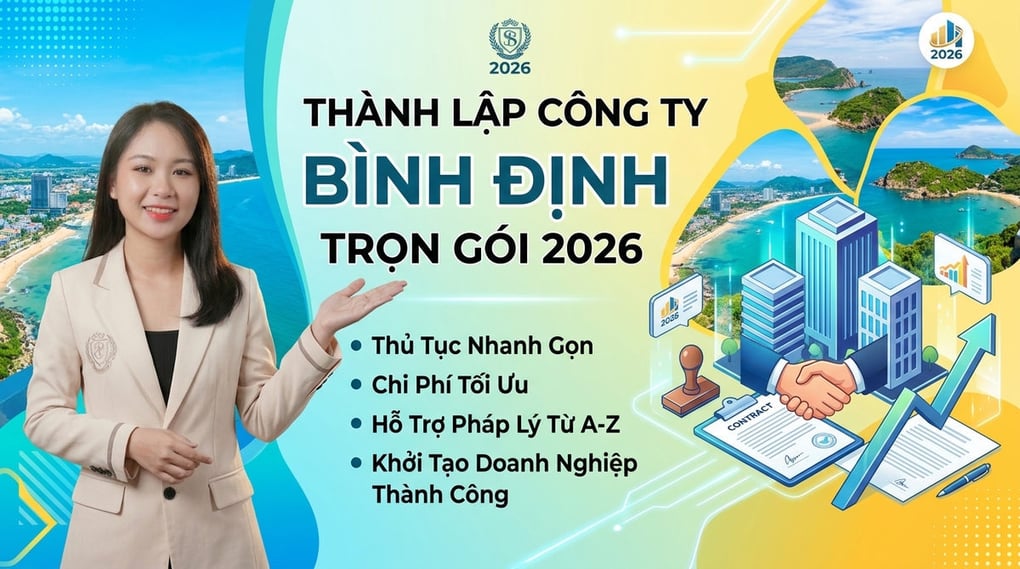 Dịch Vụ Thành Lập Công Ty Tại Bình Định Trọn Gói 2026