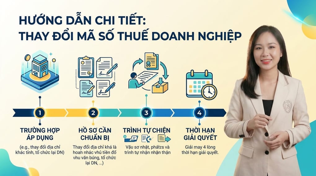 Quy định thay đổi mã số thuế doanh nghiệp chi tiết