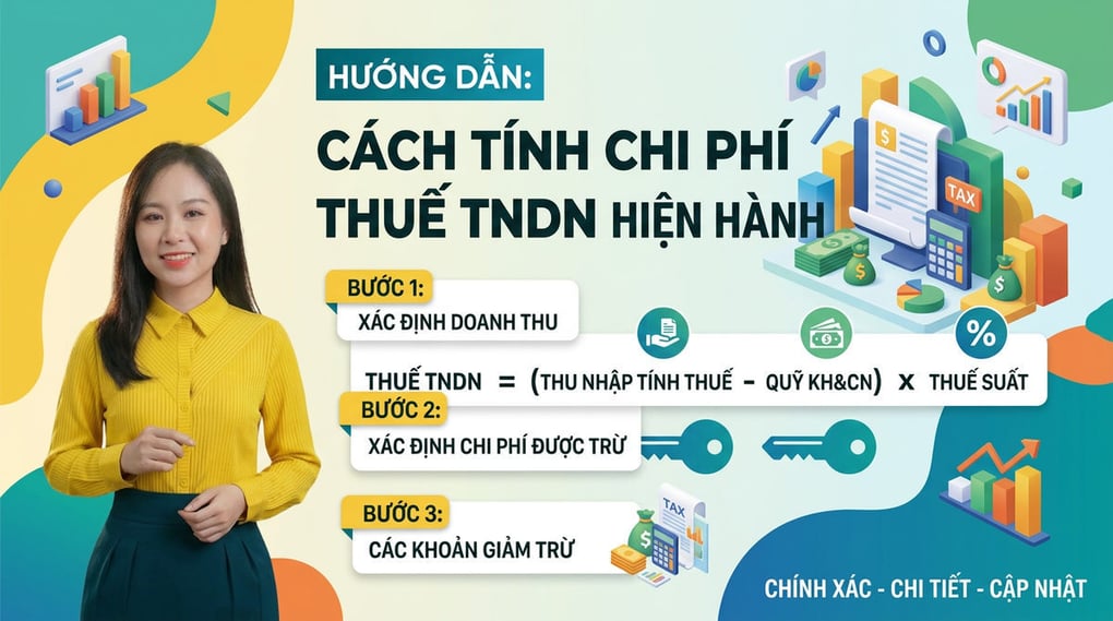 Cách Tính Chi Phí Thuế TNDN Hiện Hành Chi Tiết Nhất