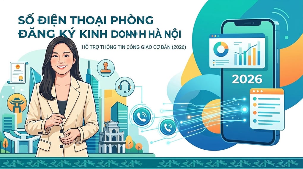 Số điện thoại Phòng Đăng ký kinh doanh Hà Nội (2026)