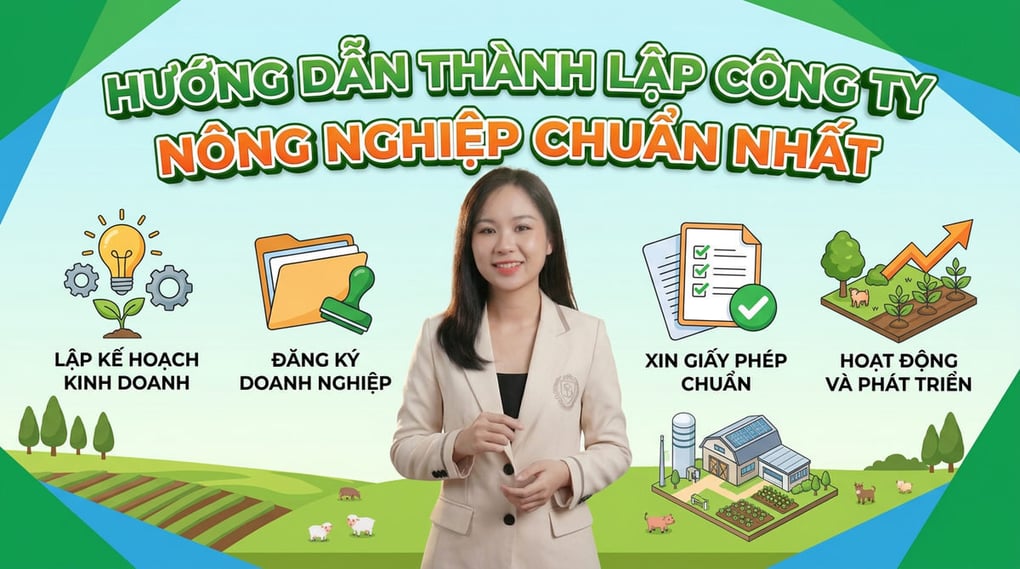 Hướng dẫn thành lập công ty nông nghiệp chuẩn nhất