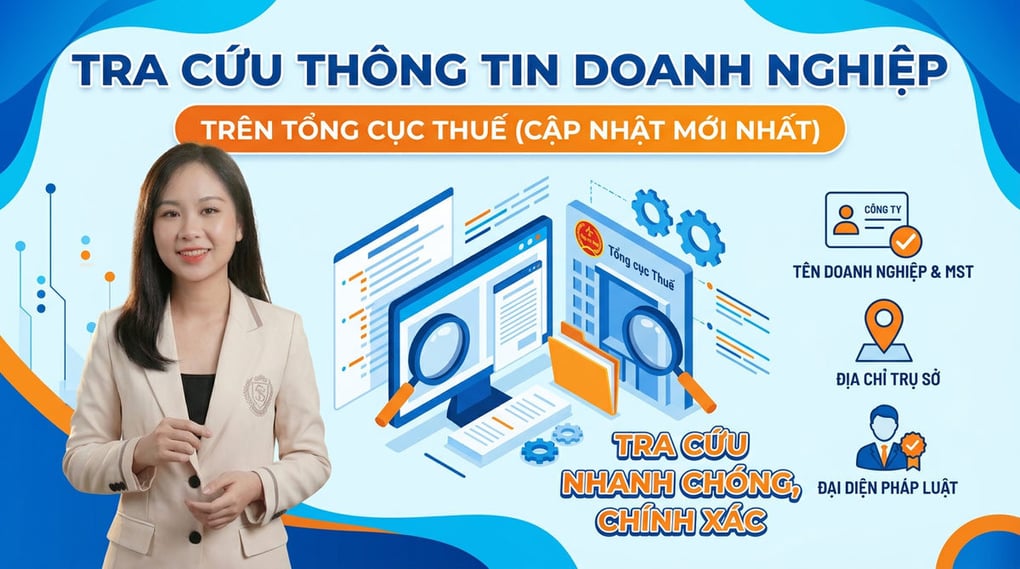 Tra cứu thông tin doanh nghiệp trên Tổng cục Thuế mới nhất