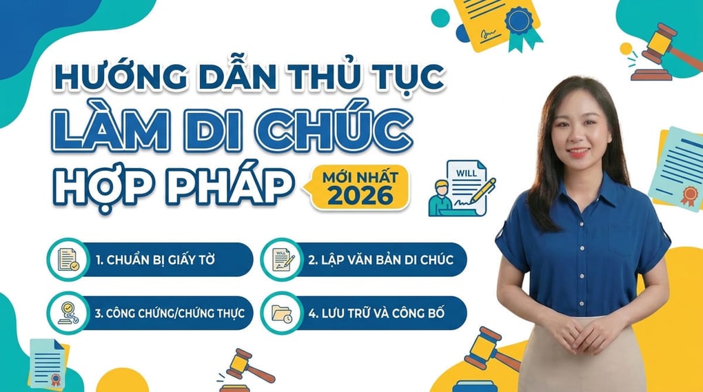 Hướng Dẫn Thủ Tục Làm Di Chúc Hợp Pháp Mới Nhất 2026