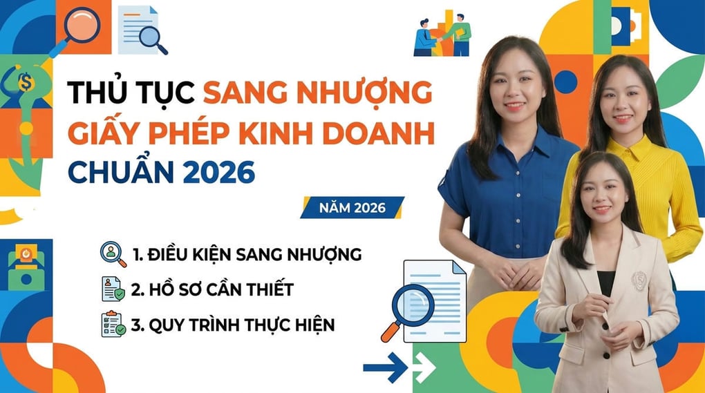 Thủ tục sang nhượng giấy phép kinh doanh chuẩn 2026
