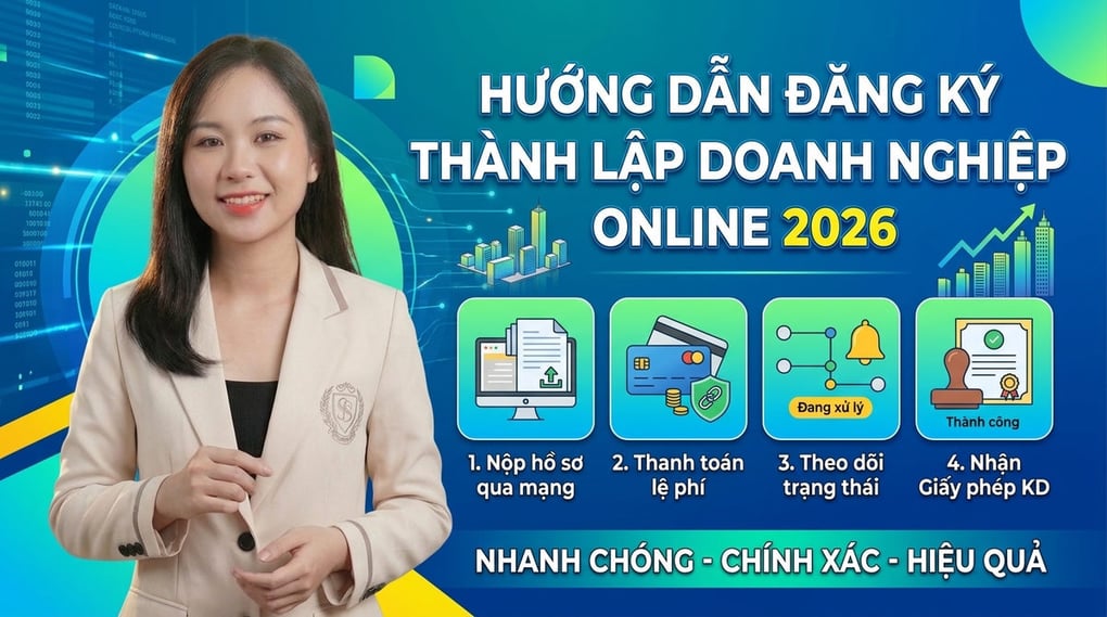 Hướng dẫn đăng ký thành lập doanh nghiệp online 2026