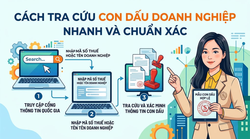 Cách tra cứu con dấu doanh nghiệp nhanh và chuẩn xác