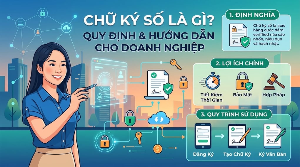 Chữ Ký Số Là Gì? Quy Định & Hướng Dẫn Cho Doanh Nghiệp