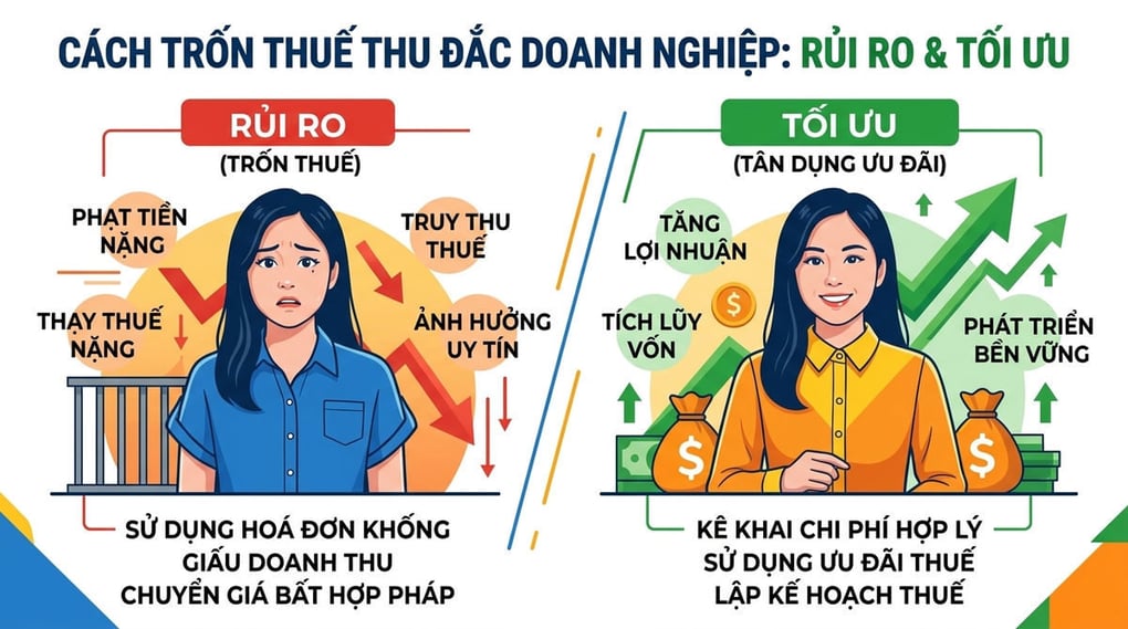 Cách trốn thuế thu nhập doanh nghiệp: Rủi ro & Tối ưu