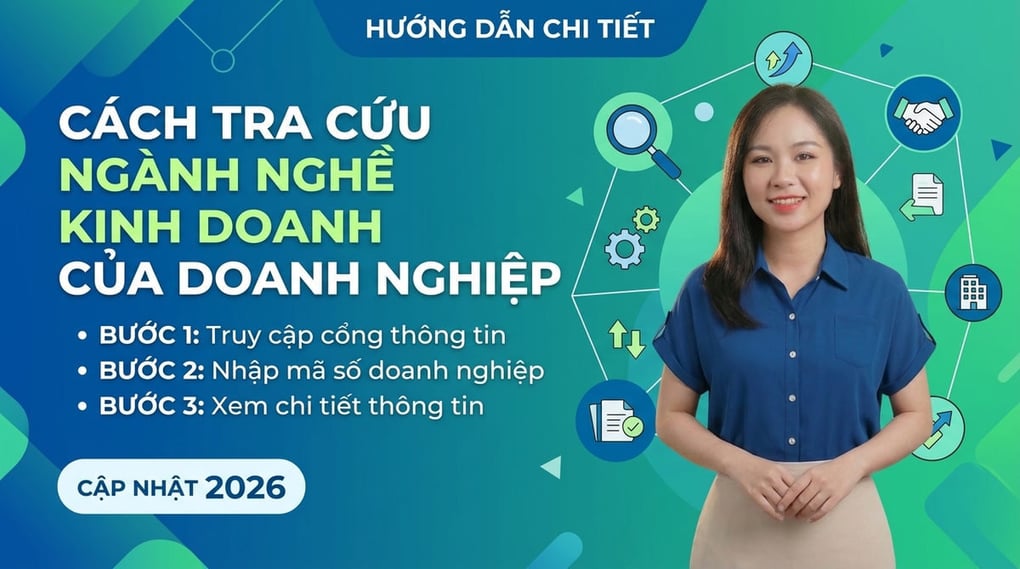 Cách tra cứu ngành nghề kinh doanh của doanh nghiệp 2026