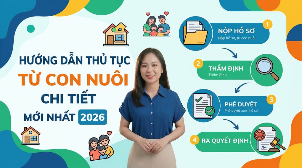 Hướng Dẫn Thủ Tục Từ Con Nuôi Chi Tiết Mới Nhất 2026