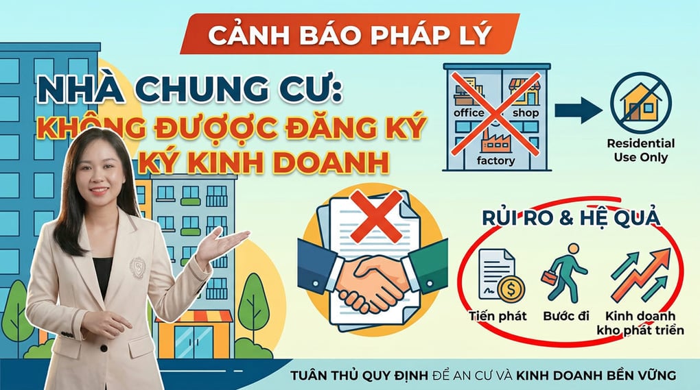 Cảnh Báo: Nhà Chung Cư Không Được Đăng Ký Kinh Doanh